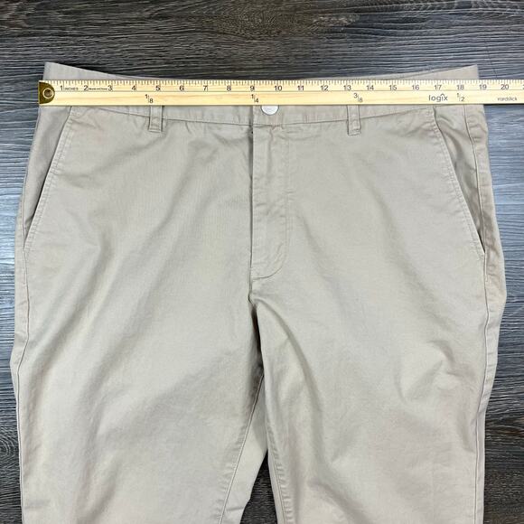 Bonobos Slim Fit Chino Pants Mens 38x32 Bonobos Beige Casual Business Office - Picture 6 of 11